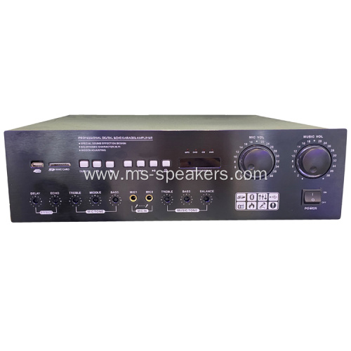 Professional Double 100W Karaoke Mixing Amplifier